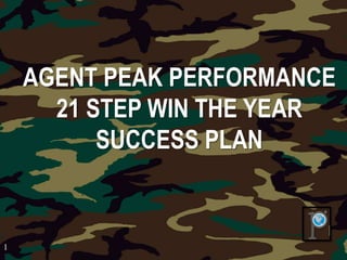 Agent Peak Performance 21 Step Win The YearSuccess Plan 1 