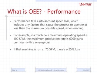 Benefits of Collecting OEE Data with Production Tracking Software | PDF
