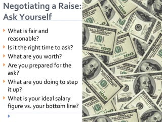 More Tips and Tricks…Ask what you can do to prepare for the next positionLet your supervisor know that your goal is to continue moving upDon’t be ashamed to toot your own horn – make sure your supervisor knows all of your accomplishmentsShare nice notes from clients, coworkers and colleagues with your supervisor