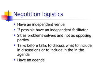 Win Win Negotiations | PPT
