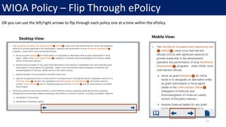 WIOA ePolicy Manual