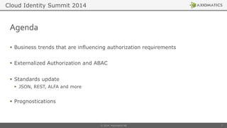 CIS14: The Very Latest in Authorization Standards | PPT