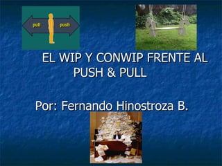   EL WIP Y CONWIP FRENTE AL PUSH & PULL  Por: Fernando Hinostroza B. 