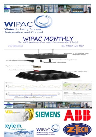 WIPAC MONTHLYThe Monthly Update from Water Industry Process Automation & Control
	www.wipac.org.uk										Issue 4/2020- April 2020
 