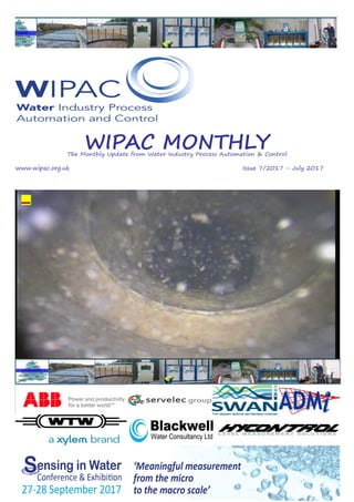 Page 1
WIPAC MONTHLYThe Monthly Update from Water Industry Process Automation & Control
	www.wipac.org.uk												Issue 7/2017 - July 2017
 