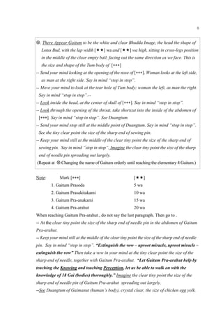 Dhammakya Meditation Test English