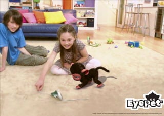 Quelle: xxx; Foto: xxxxQuelle: „EyePet“ von Sony (PlayStation Eye); es handelt sich um ein virtuelles Haustier für die PS3 in Augmented Reality, 2010
 