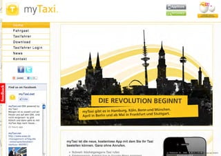Quelle: www.mytaxi.net, 03/2011
 