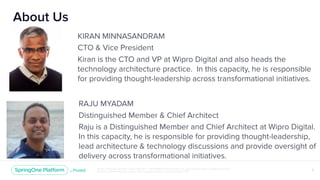 Unless otherwise indicated, these slides are © 2013-2018 Pivotal Software, Inc. and licensed under a Creative Commons
Attr...