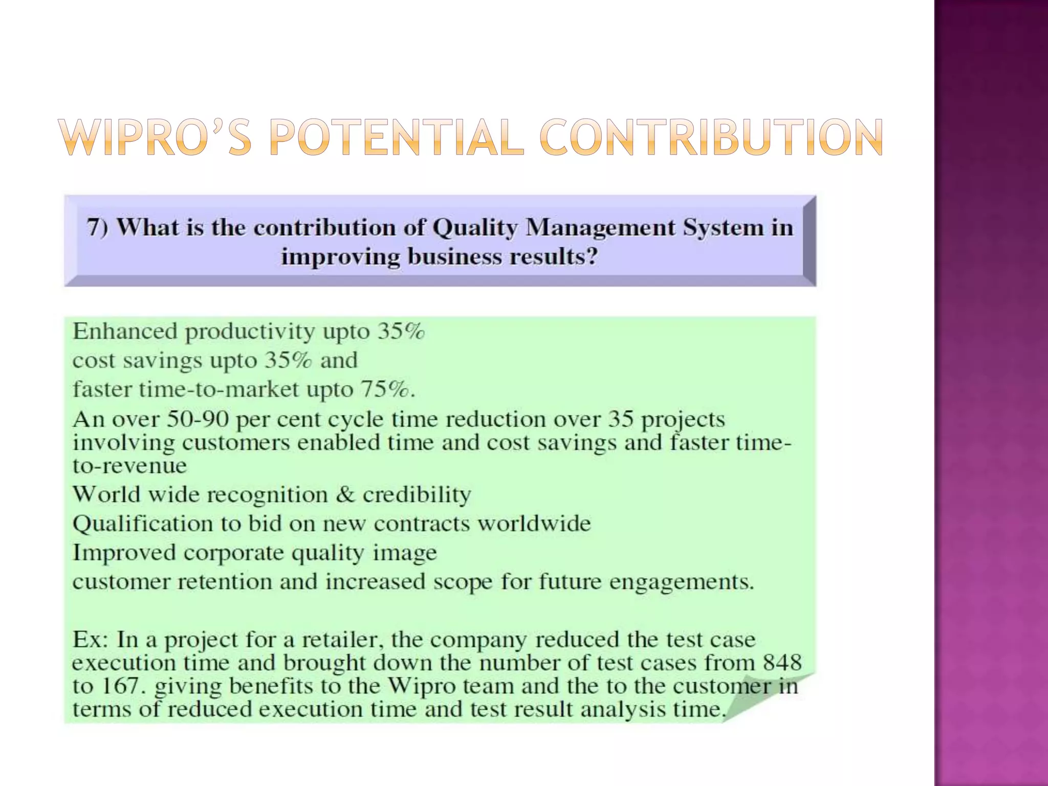 Wipro’s pcmm level 5 certification