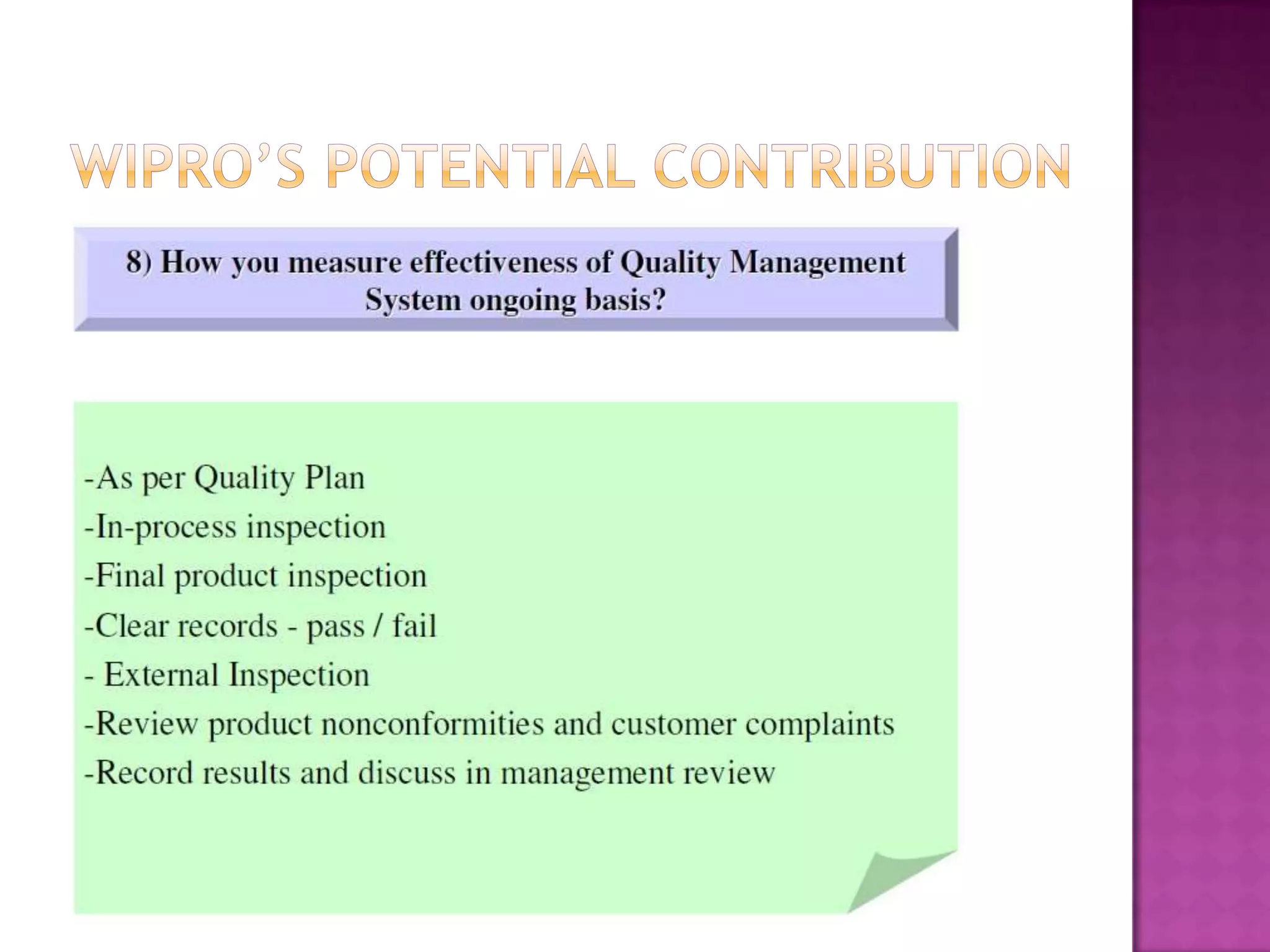 Wipro’s pcmm level 5 certification