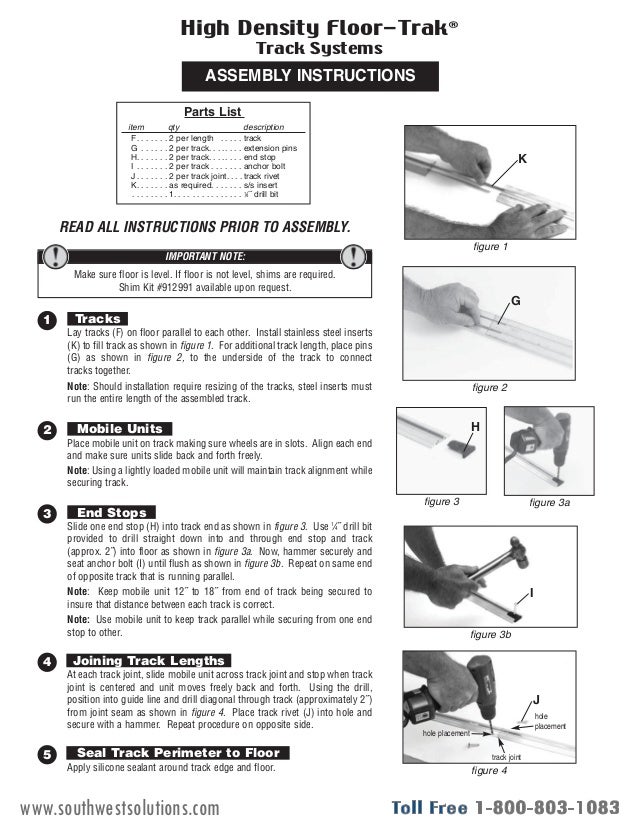 Mobile Wire Shelving Installation Instructions