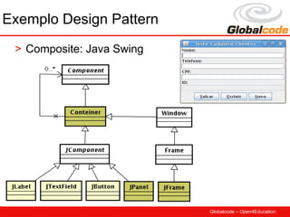 Exemplo Design Pattern
 > Composite: Java Swing




                           Globalcode – Open4Education
 
