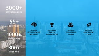 FINDING THE WORLD’S BEST STARTUPS
2500+
STARTUP APPLICATIONS
800+
LIVE PITCHES
55+
WINNERS
 