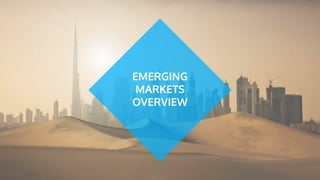 By 2030,
87% of the world
population will live in
Emerging Markets
Source: World Bank 2014
 