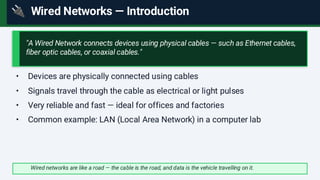 Comprehensive Overview of Wired and Wireless Networks in Electrical ...