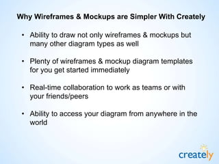 Wireframe and Mockup Templates by Creately | PPTX