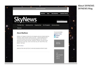 About SKYNEWS
SKYNEWS Mag
 