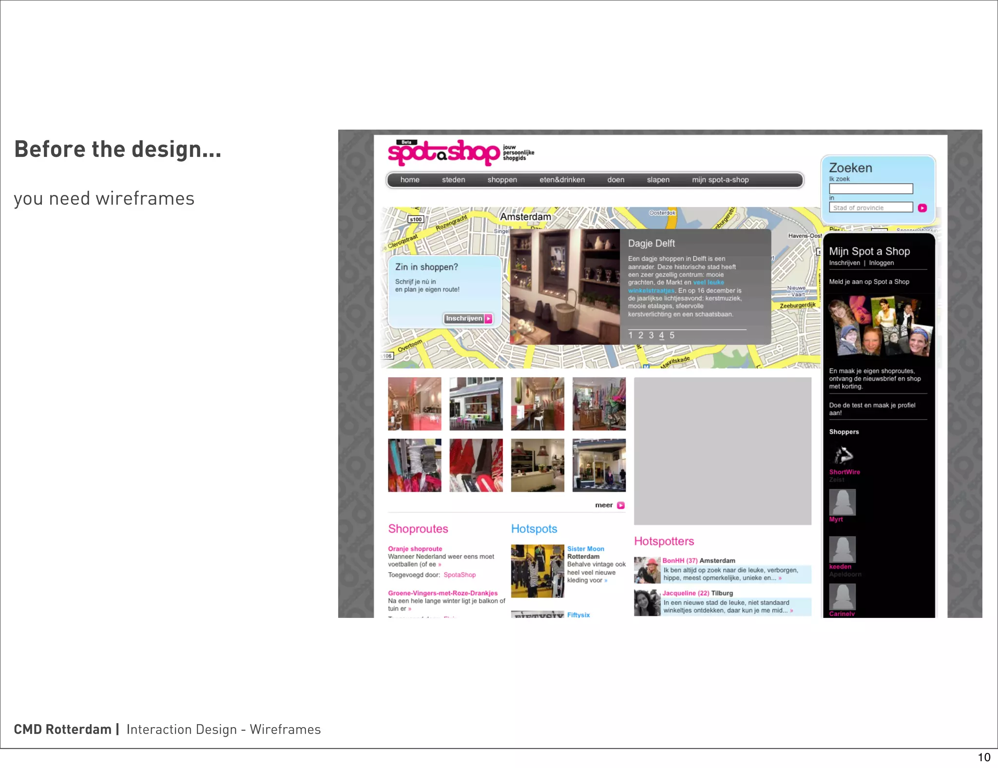 Introduction to wireframes