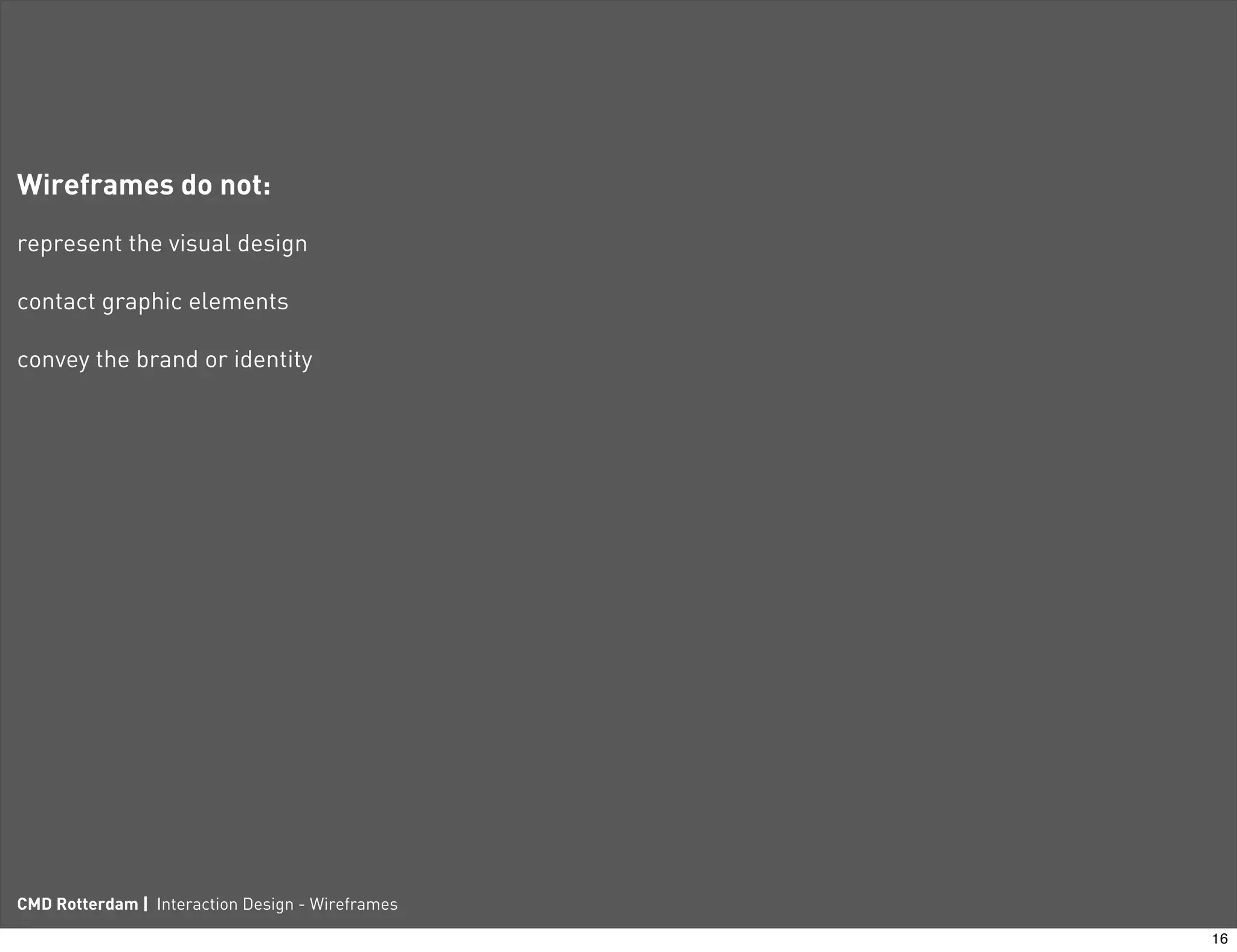 Introduction to wireframes