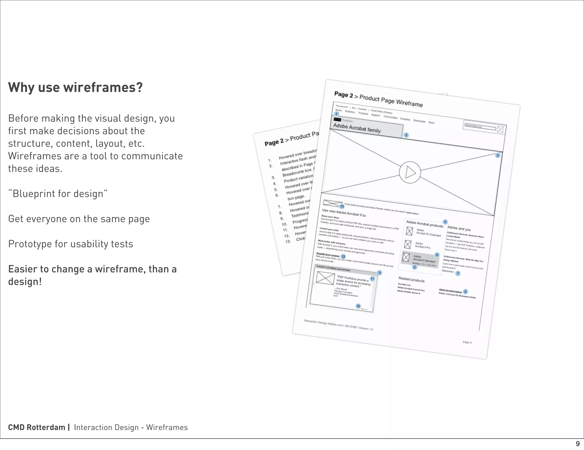Introduction to wireframes
