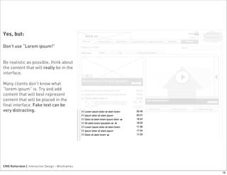 Introduction to wireframes