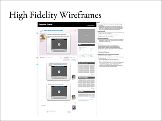 Wireframes for the Wicked