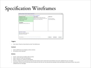 Wireframes for the Wicked