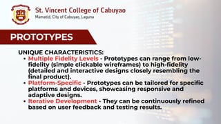 University Prototype Comprehensive Guide to Wireframes, Mockups, and Prototyping in Design | PDF