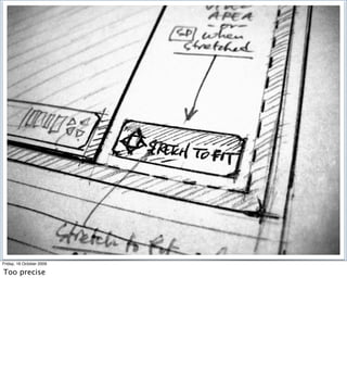 Friday, 16 October 2009

Too precise
 