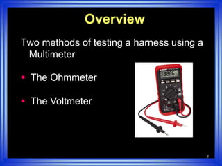 Wire Harness Test Simple PPTX