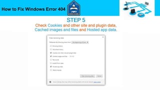 How to Fix Windows Error 404
 