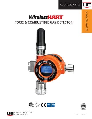 Toxic & combustible gas detector
T C D 5 0 - B - 0 1
Vanguard
VANGUARD
 