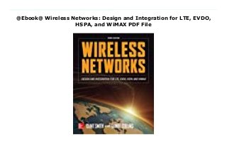 @Ebook@ Wireless Networks: Design and Integration for LTE, EVDO,
HSPA, and WiMAX PDF File
Download Here https://nn.readpdfonline.xyz/?book=0071819835 Publisher's Note: Products purchased from Third Party sellers are not guaranteed by the publisher for quality, authenticity, or access to any online entitlements included with the product.Design Next-Generation Wireless Networks Using the Latest TechnologiesFully updated throughout to address current and emerging technologies, standards, and protocols, Wireless Networks, Third Edition, explains wireless system design, high-speed voice and data transmission, internet working protocols, and 4G convergence.New chapters cover LTE, WiMAX, WiFi, and backhaul. You'll learn how to successfully integrate LTE, WiMAX, UMTS, HSPA, CDMA2000/EVDO, and TD-SCDMA into existing cellular/PCS networks. Configure, manage, and optimize high-performance wireless networks with help from this thoroughly revised, practical guide.Comprehensive coverage includes: Overview of 3G wireless systemsUMTS (WCDMA) and HSPACDMA2000 and EVDOTD-SCDMA and TD-CDMALTEWiMAXVoIPWiFiBroadband system RF design considerationsNetwork design considerationsBackhaulAntenna system selection, including MIMOSystem design for UMTS, CDMA2000 with EVDO, TD-SCDMA, TD-CDMA, LTE, and WiMAXCommunication sites including in-building and colocation guidelines5G and beyond Download Online PDF Wireless Networks: Design and Integration for LTE, EVDO, HSPA, and WiMAX, Read PDF Wireless Networks: Design and Integration for LTE, EVDO, HSPA, and WiMAX, Read Full PDF Wireless Networks: Design and Integration for LTE, EVDO, HSPA, and WiMAX, Download PDF and EPUB Wireless Networks: Design and Integration for LTE, EVDO, HSPA, and WiMAX, Download PDF ePub Mobi Wireless Networks: Design and Integration for LTE, EVDO, HSPA, and WiMAX, Downloading PDF Wireless Networks: Design and Integration for LTE, EVDO, HSPA, and WiMAX, Download Book PDF Wireless Networks: Design and Integration for LTE, EVDO, HSPA,
and WiMAX, Download online Wireless Networks: Design and Integration for LTE, EVDO, HSPA, and WiMAX, Download Wireless Networks: Design and Integration for LTE, EVDO, HSPA, and WiMAX Clint Smith pdf, Download Clint Smith epub Wireless Networks: Design and Integration for LTE, EVDO, HSPA, and WiMAX, Download pdf Clint Smith Wireless Networks: Design and Integration for LTE, EVDO, HSPA, and WiMAX, Download Clint Smith ebook Wireless Networks: Design and Integration for LTE, EVDO, HSPA, and WiMAX, Read pdf Wireless Networks: Design and Integration for LTE, EVDO, HSPA, and WiMAX, Wireless Networks: Design and Integration for LTE, EVDO, HSPA, and WiMAX Online Download Best Book Online Wireless Networks: Design and Integration for LTE, EVDO, HSPA, and WiMAX, Read Online Wireless Networks: Design and Integration for LTE, EVDO, HSPA, and WiMAX Book, Download Online Wireless Networks: Design and Integration for LTE, EVDO, HSPA, and WiMAX E-Books, Read Wireless Networks: Design and Integration for LTE, EVDO, HSPA, and WiMAX Online, Download Best Book Wireless Networks: Design and Integration for LTE, EVDO, HSPA, and WiMAX Online, Download Wireless Networks: Design and Integration for LTE, EVDO, HSPA, and WiMAX Books Online Read Wireless Networks: Design and Integration for LTE, EVDO, HSPA, and WiMAX Full Collection, Download Wireless Networks: Design and Integration for LTE, EVDO, HSPA, and WiMAX Book, Download Wireless Networks: Design and Integration for LTE, EVDO, HSPA, and WiMAX Ebook Wireless Networks: Design and Integration for LTE, EVDO, HSPA, and WiMAX PDF Read online, Wireless Networks: Design and Integration for LTE, EVDO, HSPA, and WiMAX pdf Read online, Wireless Networks: Design and Integration for LTE, EVDO, HSPA, and WiMAX Read, Read Wireless Networks: Design and Integration for LTE, EVDO, HSPA, and WiMAX Full PDF, Download Wireless Networks: Design and Integration for LTE,
EVDO, HSPA, and WiMAX PDF Online, Download Wireless Networks: Design and Integration for LTE, EVDO, HSPA, and WiMAX Books Online, Read Wireless Networks: Design and Integration for LTE, EVDO, HSPA, and WiMAX Full Popular PDF, PDF Wireless Networks: Design and Integration for LTE, EVDO, HSPA, and WiMAX Download Book PDF Wireless Networks: Design and Integration for LTE, EVDO, HSPA, and WiMAX, Read online PDF Wireless Networks: Design and Integration for LTE, EVDO, HSPA, and WiMAX, Download Best Book Wireless Networks: Design and Integration for LTE, EVDO, HSPA, and WiMAX, Download PDF Wireless Networks: Design and Integration for LTE, EVDO, HSPA, and WiMAX Collection, Read PDF Wireless Networks: Design and Integration for LTE, EVDO, HSPA, and WiMAX Full Online, Read Best Book Online Wireless Networks: Design and Integration for LTE, EVDO, HSPA, and WiMAX, Download Wireless Networks: Design and Integration for LTE, EVDO, HSPA, and WiMAX PDF files
 