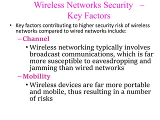 Wireless Network security | PPTX