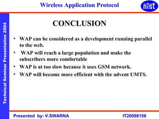 Wireless application protocol (WAP) | PPT
