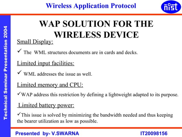 Wireless application protocol (WAP) | PPT | Internet | Computing
