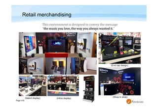 Page  45
Retail merchandising
(End cap design)
(Shop in shop)(Island display) (Inline display)
 