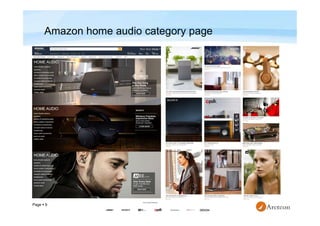 Page  9
Amazon home audio category page
 