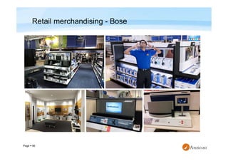 Page  46
Retail merchandising - Bose
 
