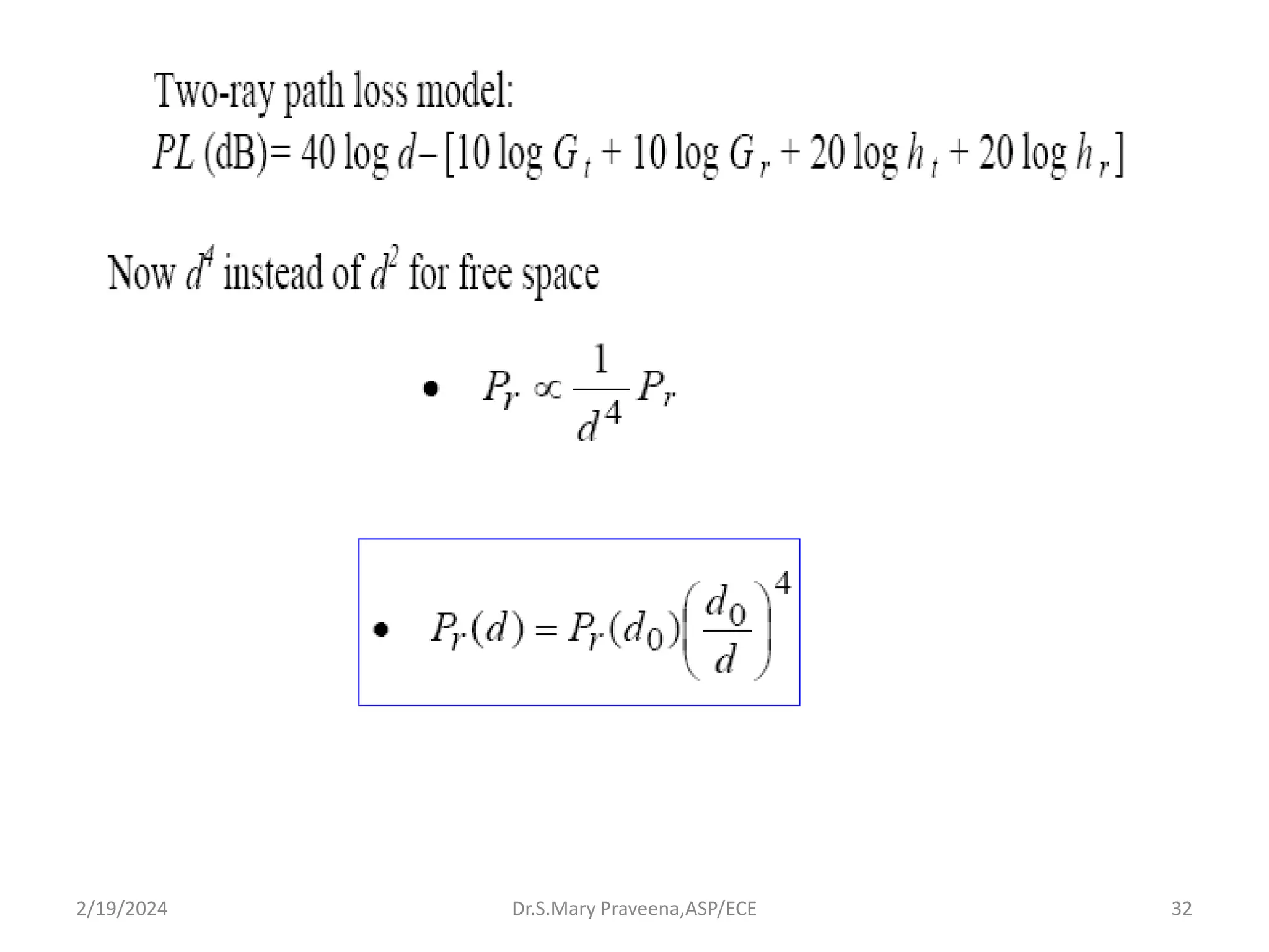 32
Dr.S.Mary Praveena,ASP/ECE
2/19/2024
 