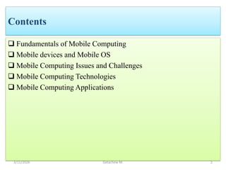 Mobile Computing And Development Comprehensive Overview of Mobile Computing: Devices, OS, Challenges ...