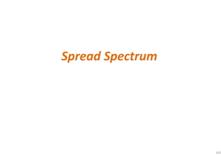 142
Spread Spectrum
 