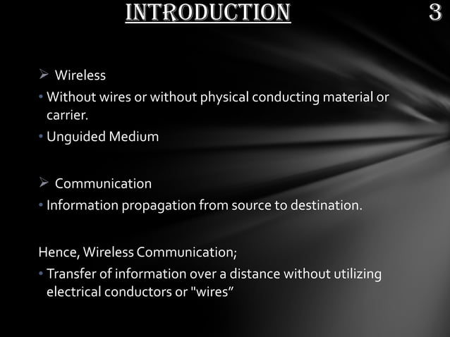 Wireless communication | PPT