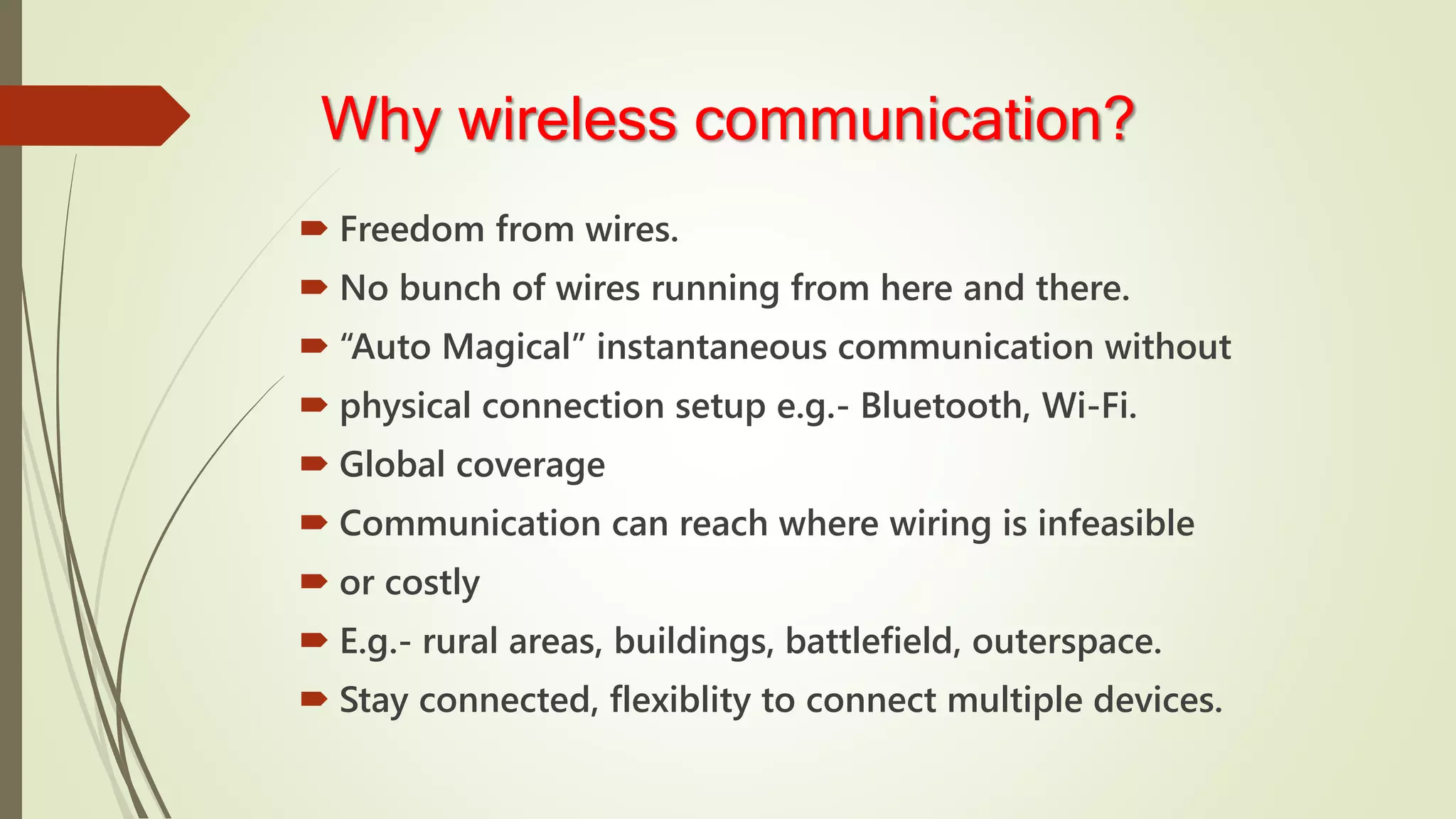 Wireless communication | PPT