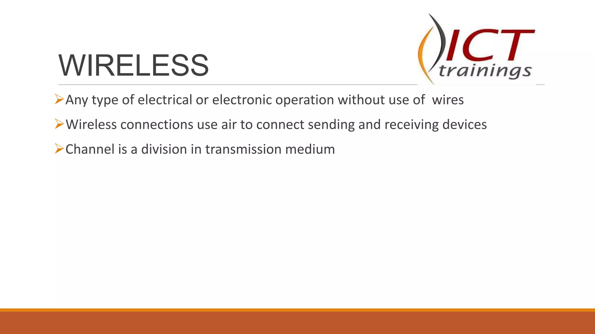 Wireless communication and networking | PPTX | Internet of Things ...