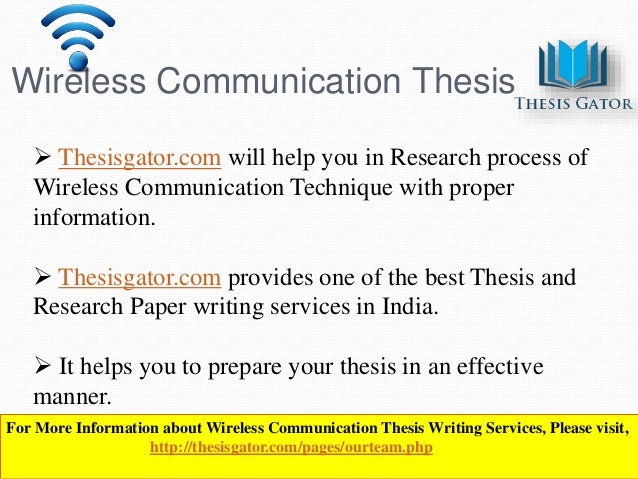 wireless communication dissertation