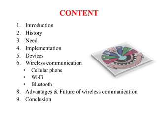 Wireless communication ppt_pptx | PPTX
