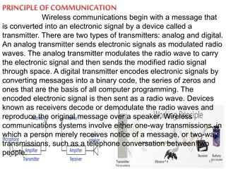 WIRELESS COMMUNICATION AT TATA STEEL | PPTX