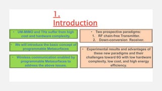 Wireless Communications through reconfigurable intellegent surfaces ...